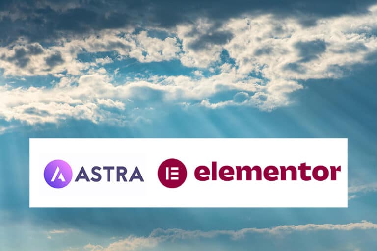 astra met elementor gebruiken