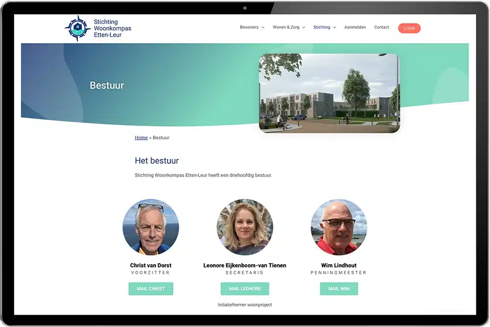 stichting woonkompas etten-leur website laten maken