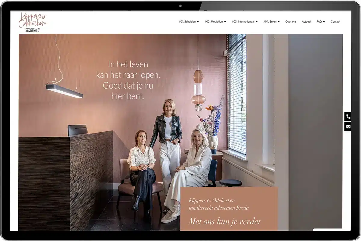 website advocatenkantoor familierecht maken