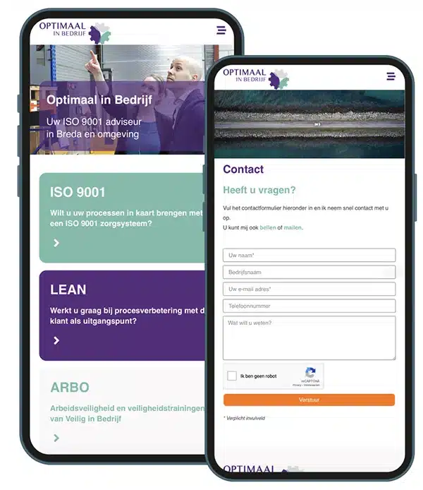 website optimaal in bedrijf breda