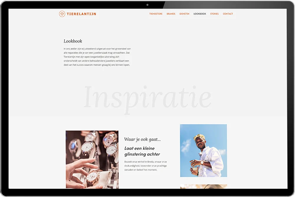 website voor juwelier laten bouwen